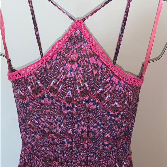 Boho style flowy dress with crochet trim various sizes. - Picture 2 of 11